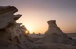 تكوينات كثبان الوثبة الاحفورية