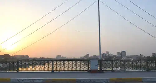 جسر السنك وقت الغروب
