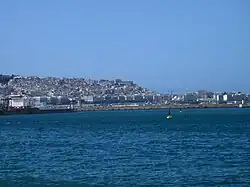 منظر القصبة من شاطئ الصابلات