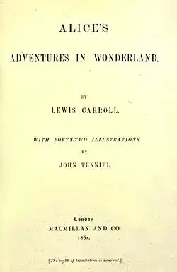 Alice's Adventures in Wonderland