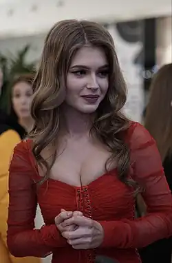 ألينا سانكو ، حاملة لقب مسابقة ملكة جمال روسيا 2019