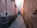 «زنقة» في مدينة مراكش المغربية.