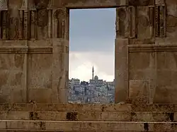 جبل الإشرفية كما يبدو من المسجد الأموي