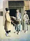 لوحة:العم صادق الشيرازي - متحف قصر كلستان -طهران.