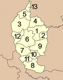 Map of Amphoe