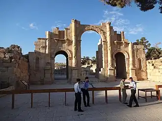 الشرطة السياحية في جرش.