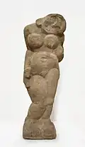 Nu debout، 1907 (خريف)، حجر جيري، 95 × 33 × 17&nbsp;سم، المتحف الوطني للفن الحديث