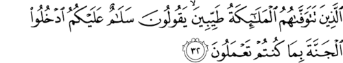 سورة النحل (16) آية 32