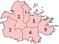 أبرشيات أنتيغوا وباربودا (الأسماء حسب الأرقام)