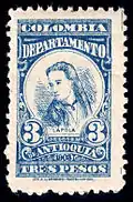 طابع أنتيوكيا بقيمة 3 دولارات (1903–04)