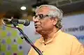 Delivering speech in a program organized by Premier University, Chittagong