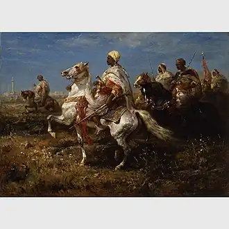 خيالة عرب (1885).