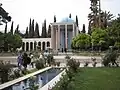 قبر الشاعر سعدي الشيرازي