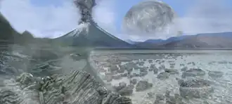 تصور خيالي للأرض خلال الدهر السحيق