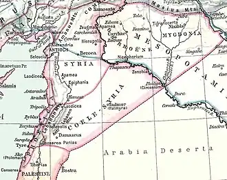 الولايات السلوقية حوالي عام 64 ق.م