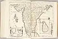 جنوب الهند في 1691-92 (تم تمييز كاليكوت بأحرف كبيرة).