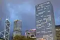 برج بنك الصين مع مجموعة من مباني هونغ كونغ