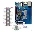 موجه شبكة بثلاثة GPIOs (Banana Pi R1)