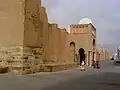 الحائط الخارجي من الجهة الشرقية