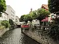 نَهر مانغفال وَسَط إِحدَى المُدُن الباڤارِيَّة.