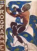 فاسلاف نغينسكاي in the ballet L'après-midi d'un faune&nbsp;&nbsp;[لغات أخرى]‏ 1912