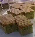قطع من كعكة الموز