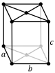 Orthohombic, base-centered