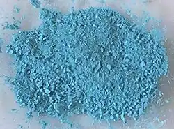 Blue powder