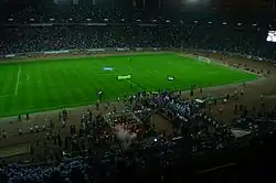 خلال حفل المباراة الافتتاحية