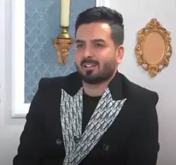 صورة لبسام مهدي من لقاء تلفزيوني