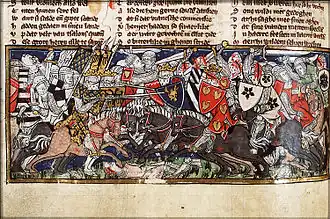 Illustration of a battle