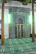 صورة لمحراب مسجد الشيخ بايزيد البسطامي.