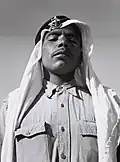 بدوي يخدم في إحدى وحدات الأقلية في الجيش الإسرائيلي (13/05/1949).