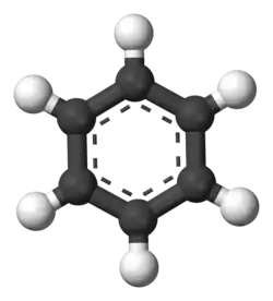 بنزين, the simplest عطرية with hexagonal shape.