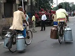 مدلجة على الدراجات ، كولكاتا ، الهند ، 2007