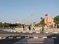 ساحة المسيرة الخضراء مقر جماعة بيوكرى / البلدية + الباشوية