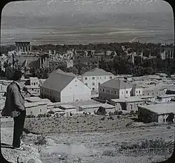 بعلبك عام 1910 بعد وصول السكة الحديد