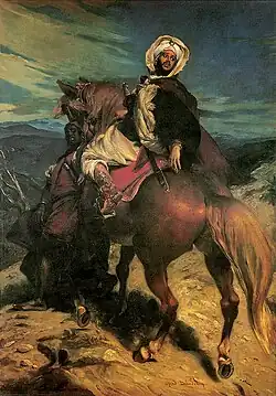 زفرة محمد الثاني عشر، بريشة ألفريد ديودينك، 1860. مجموعة خاصة.
