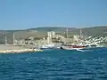 منظر لقلعة بودروم من البحر.
