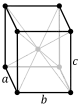 Orthohombic, body-centered