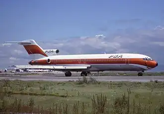الطائرة المنكوبة نفسها في مطار سان فرانسيسكو الدولي في 8 أبريل 1978