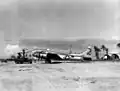 طائرة بي-17 بدون طيار في مطار إنيويتوك في 1948 لأجل عملية الحجر الرملي