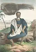 رسم فني لصائغ ذهب من ولاية الترارزة 1853