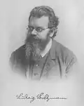 لودفيغ بولتزمان (1844-1906): طور الميكانيكا الإحصائية ( خصائص الذرات، الكتلة، الشحنة، وتحديد الخصائص الواضحة للمادة مثل اللزوجة، الموصلية الحرارية)، وضع النظرية الحركية للغازات.
