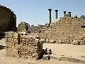 الطريق المؤدي إلى قلعة بصرى