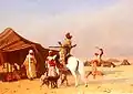 خيمة عربية في أحد الأفلام.