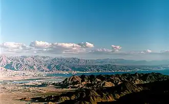 العقبة من الجو