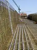12. قنوات الكابل في formwork