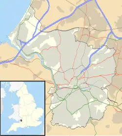 كاتدرائية بريستول على خريطة Bristol