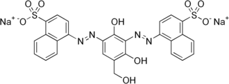 Skeletal formula of Brown HT